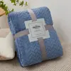 Manta Espessa com Padrão de Espiga de Trigo, Estoque Pronto para Exportação, Manta de Flanela Jacquard em Fleece de Coral, Manta de Presente, Manta de Ar Condicionado para Comércio Exterior