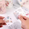 Adesivos personalizados para planner de periféricos, etiquetas à prova d'água de presente, impressão adesiva para bagagem, adesivos de desenho animado personalizados