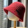Sombrero de pescador retro simple de punto para exteriores para mujer, otoño e invierno, adelgazante, cálido, para circunferencia de cabeza grande, sombrero tipo cubo