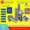 M5M6M8M10M 12 304 parafuso de flange hexagonal externo em aço inoxidável cabeça sextavada com parafuso antiderrapante GB5787