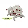 Isca Macia Luminosa para Pesca, 2cm 0.4g, Minhoca Macia Imitação de Larva, Isca de Pesca Transfronteiriça Atacado