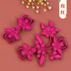 Fivela Cheongsam estilo chinês Fivela flor Ziwei botão trançado à mão vintage acessórios decorativos estilo Hanfu étnico estilo nacional
