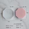 Posavasos Molde de Silicona para Goteo de Pegamento Cristal Redondo Cuadrado Bandeja para Posavasos Molde para Goteo de Pegamento de Yeso Molde para Posavasos de Cemento