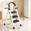 Escalera de Pasos Plegable, Escalera de Tijera Multifuncional de Alta Resistencia para el Hogar, Acceso a Trabajos de Bricolaje en Interiores