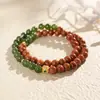 Pulsera de Cristal con Perlas de Cristal Natural Optimizada Pulsera Versátil de Nicho Joyería de Moda de Lujo Ligero Venta al por Mayor para Mujeres