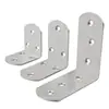 Soporte de ángulo de acero inoxidable clip de fijación de ángulo recto de 90 grados para mesas, sillas, estanterías, gabinetes, soporte de estante de hierro triangular tipo TL