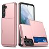 Haqiu Funda para Teléfono Móvil Adecuada para Samsung S26, Funda Protectora con Ranura para Tarjeta Anticaídas, Cubierta Protectora S24Ultra, Funda de Silicona S23 25