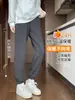 Calça de moletom de pele de cordeiro para mulheres outono e inverno com veludo extra e grossa para usar externamente um par para o inverno no Nordeste da China calças de algodão extra grossas calças de moletom casuais