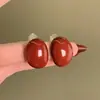 Brincos Ankora Rede Gota de Óleo Agulha de Prata Moda Simples Personalidade Versátil Brincos de Luxo Leve de Alta Qualidade para Mulheres