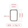 Hebilla de Boca Abierta Hebilla Rectangular DIY Reemplazo de Cinturón Hebilla de Bolso Accesorios Hebilla Cuadrada con Costura Conector Hebilla de Hierro