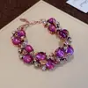 Conjunto de brincos e colar com franja em forma de gota d'água cravejado de diamantes, corrente para clavícula exagerada atmosférica europeia e americana, joias de luxo leve de alta qualidade, atacado