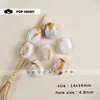 Joyería Hecha a Mano DIY Cuentas Acrílicas con Agujero Grande Cuentas de Madera Mate Cuentas Sueltas Materiales Hechos a Mano Accesorios Bolsa Colgante Accesorios