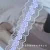 Elástico listo para usar del fabricante 2 cm Fila única Bidireccional Seda de pescado Flor de corona Ropa Lencería Accesorios para el cabello Encaje decorativo Banda elástica