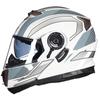 Casco Gxt Casco de Motocicleta para Hombre Cobertura Total Personalizado Genial Motocicleta Doble Lente Casco Abierto Cara Completa Dot