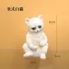 Enfeites Criativos de Gatinho Fofo Armazenamento de Aquário para Desktop Casa Sala de Estar Pingente de Aquário Artesanato em Resina Ferramentas