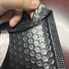 Bolsa de burbujas de película coextruida negra, sobre de embalaje grueso a prueba de golpes para express, espuma, autoadhesivo, para ropa, tarjeta, funda de teléfono móvil