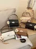 Bolsa Transversal Nova Moda Transfronteiriça Simples para o Dia a Dia Bolsa de Ombro Tendência Elegante Versátil Bolsa Quadrada Pequena de Luxo