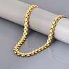 Pulseira L96 Estilo Minimalista Exagerado Europeu e Americano para Mulheres, Joia de Corrente de Relógio Alargada, Aço Inoxidável Banhado a Ouro 18K, Atacado de Peça Única