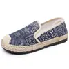 Zapatos de Tela Estilo Nuevo 2026 Old Beijing para Mujer, Zapatos Tipo Mocasín de Pescador, Suela Suave, Cómodos, Zapatos de Tela Casual Estilo Chino Retro