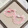 Gatito de Dibujos Animados Fresa Lazo Pequeño Versátil para Recogido de Niña Coleta Simple Elegante Accesorio para el Cabello