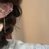 Diseño Único de Nicho Versátil Ear Cuff Trenzado, Elegantes y Simples Pendientes Largos con Borlas para Orejas sin Perforar