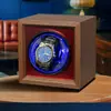 Cargador de Relojes Recargable para Hombres, Cargador de Relojes Totalmente Automático para Relojes Mecánicos, Carga Múltiple de Relojes, Pantalla y Almacenamiento