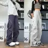Calça Masculina de Outono Estilo Americano com Bolsos Plissados Secagem Rápida à Prova de Vento para Casal Outdoor Funcional Montanhismo Casual Larga Cargo
