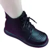 Botines de algodón para mujer 2026 nuevos botines cortos piel suave otoño e invierno de mediana edad forro de felpa planos ligeros cómodos casual Botas Martin para mujer