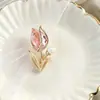 Broche de Nuevo Estilo Transfronterizo, Ramillete Colorido para Mujer, Alfiler Exquisito, Estilo Retro Europeo y Americano, Accesorio para Traje, Joyería Anti-Exposición