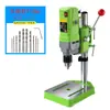 Taladro de Banco Pequeño con Pantalla Digital Multifuncional de Grado Industrial Taladro Eléctrico de Escritorio Máquina Perforadora Pequeña para el Hogar Taladro de Pie 220V