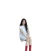 Vestido Blanco Primer Amor de Verano, Holgado y Dulce, Vestido de Manga Corta con Cuello Peter Pan que Reduce la Edad, Falda Corta para Personas Bajas, Blanco