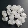 Copos de Nieve Polvo Fantasma Perlas de Cristal Hecho a Mano DIY Accesorios de Perlas Redondas Pulsera de Perlas Individual Tejido Múltiples Gemas