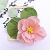 Anillo de jardín de infantes decoración creativa Flor de papel crepé de loto hoja de loto flor de papel crepé diy Creativo estilo chino pegatina de pared