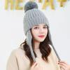 Gorro de parto engrosado, gorro posparto, gorro de maternidad bonito y cálido para otoño e invierno, gorro de maternidad femenino de moda de primavera y otoño de lana a prueba de viento