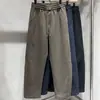 Nuevos pantalones casuales de otoño para hombre, holgados, elegantes, modernos, casuales, sencillos, de color liso, cintura elástica, cordón, pierna recta, versátiles