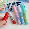 Tijeras de Dibujos Animados Japonesas con Forma de Bolígrafo Tijeras Pequeñas Portátiles Tipo Bolígrafo Mini Seguras y Lindas para Oficina y Estudio
