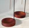 Quemador de Incienso Invertido con Base de Madera para Incienso para Uso en Casa en la Sala de Estar, Quemador de Incienso de Sándalo y Madera de Agar para Interiores, Estilo Zen, en Stock