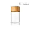 Tapa de Aluminio de 22 mm Botella de Tubo de Vidrio de Borosilicato Alto Sellado a Rosca Transparente Botella de Dulces Botella Cápsula Botellita de Medicina de Pequeña Capacidad