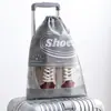 En Stock Bolsa de Zapato No Tejida Bolsa con Cordón a Prueba de Polvo para Viaje Bolsa de Almacenamiento para Ropa y Zapatos Bolsa con Cordón para Zapatos de Temporada Venta al por Mayor