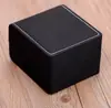 Caja de reloj directo de fábrica en stock caja de reloj de PU de alta calidad caja de embalaje de reloj con tapa elástica LOGO
