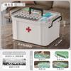 Caja de Medicina Transparente para el Hogar de Gran Capacidad y Múltiples Capas para Medicamentos de Primeros Auxilios y Pastillas, Almacenamiento Portátil con Clasificación Médica Venta al por Mayor