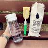 Copo de Água Plástico de Aparência Premium, Grande Capacidade, Simples, Resistente a Quedas, à Prova de Vazamentos, com Cordão, Copo de Água Esportivo, Copo Portátil para Estudantes