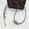 Collar de moda de estilo étnico accesorios joyería bohemia plata Miao plata Xizang florete calcedonia natural corto clavícula