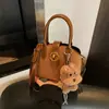 Bolsa Fosca Retro Fashion para Mulheres 2025 Nova Mini Bolsa Versátil Exquisita Bolsa Transversal Pequena Bolsa para Saída