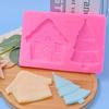 Molde de silicona para modelar árboles de Navidad, molde para hornear pasteles, molde para hornear DIY