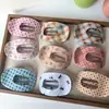 Pinza de acetato plana con garra estilo coreano para mujer, pinza para el pelo elegante y exquisita para la parte posterior voluminosa de la cabeza, peinado semi-recogido, pinza de tiburón grande