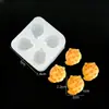 Brinquedo de Comida Pequeno Nariz Bolo Molde de Silicone Gato Porquinho Rosquinha Garra de Gato Urso Pinça Molde de Silicone