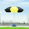 Nuevo puesto de sombrilla de playa para exteriores con impresión, sombrilla grande para el sol, protección solar, impermeable, sombrilla para patio, al por mayor, en stock