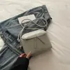 Moda de Verano Bolso Pequeño para Mujer 2026 Nuevo Verano Simple Color Sólido Bolso Cuadrado Pequeño Bolso Caja de Hombro Único Cruzado