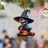 Modelo Novo Transfronteiriço Amazon Acrílico Plano Personalizado Criativo Decoração de Halloween Ornamento para Pendurar no Retrovisor do Carro